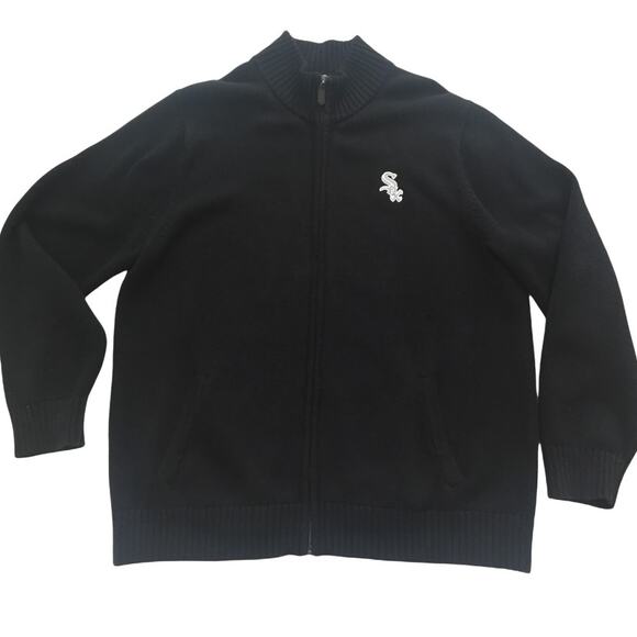 Men's Sox L.L. Bean Heavy Cotton Sweater Black - Picture 1 of 7